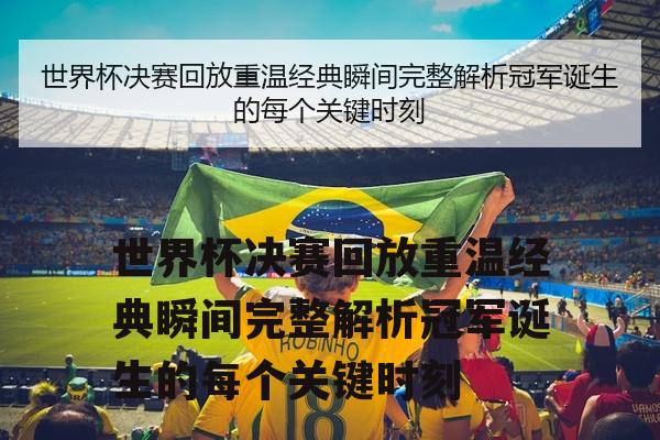 世界杯决赛回放重温经典瞬间完整解析冠军诞生的每个关键时刻